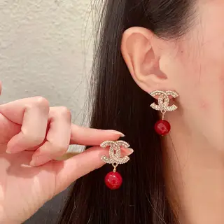 Second-hand Chanel Double C earrings