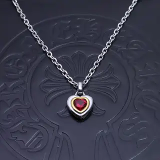 Chrome Hearts Eternal Heart Love Heart Necklace