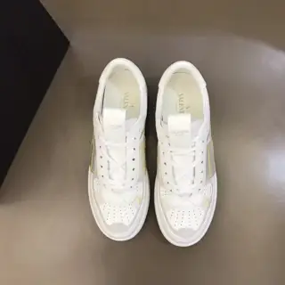 Valentino calfskin lace-up sneakers