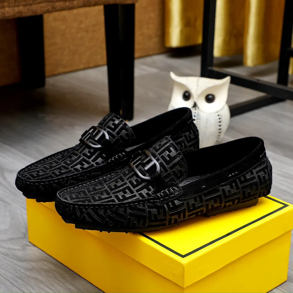 FENDI men’s casual slip-on shoes Classic series not to be missed The