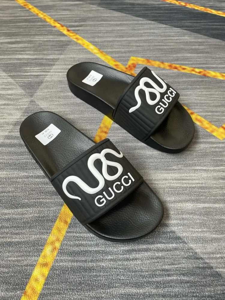 Gucci couple flip flops