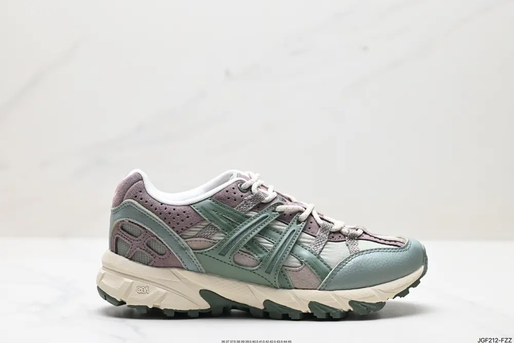 ASICS breathable mesh upper with some synthetic leather material uses the new AHAR+ rubber 1202A275-021