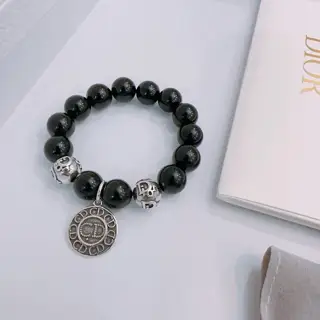 DIOR Multi-element agate Thai silver style bracelet. Same style as G-Dragon. Retro style
