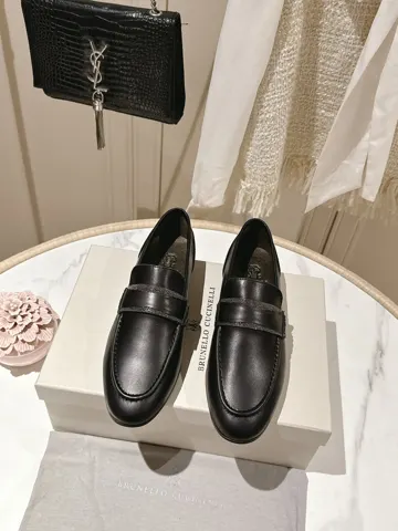 Brunello Cucinelli flat shoes Material: imported cowhide/lambskin handmade string beads