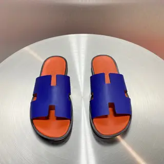 Hermès Classic H Slippers ~ High-end men’s sandals• beach shoes slippers ~ counter