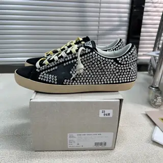 Golden Goose Deluxe Brand Black Star Black Tail Shoes