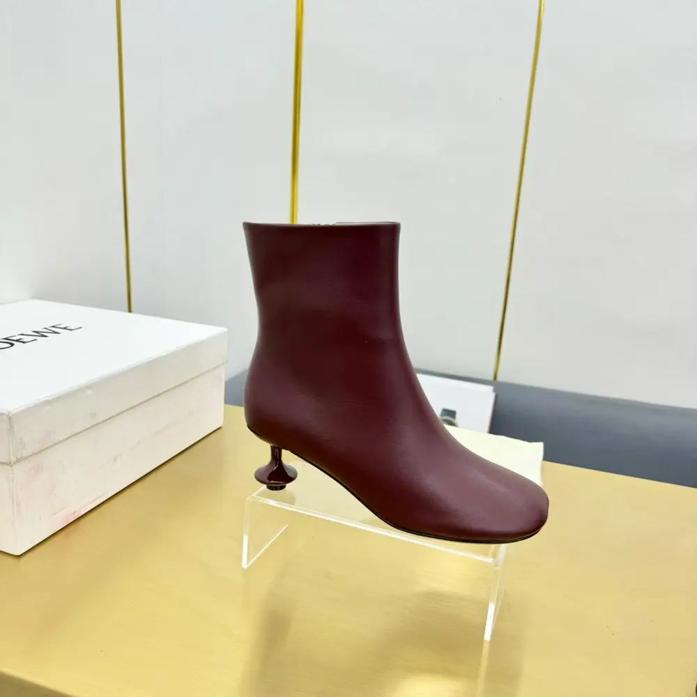Loewe Wine glass heel ankle boots | 2024 ss