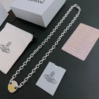 Vivienne Westwood classic large Saturn necklace
