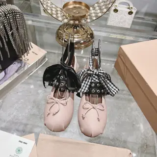 Miu new style new color miumiu French fairy ballet shoes