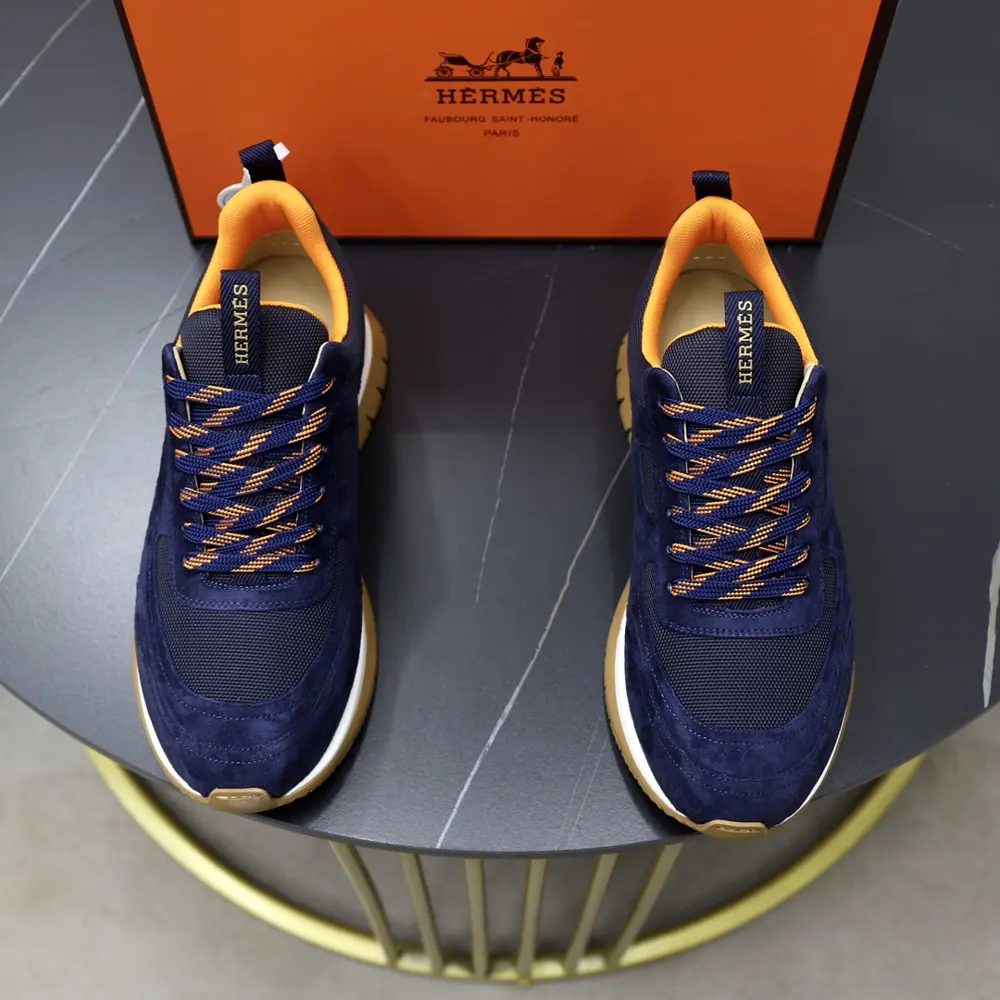 Hermes official website same style high quality men’s shoes