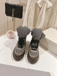Brunello Cucinelli Ankle Boots The classic inspiration from loafers defines the modern
