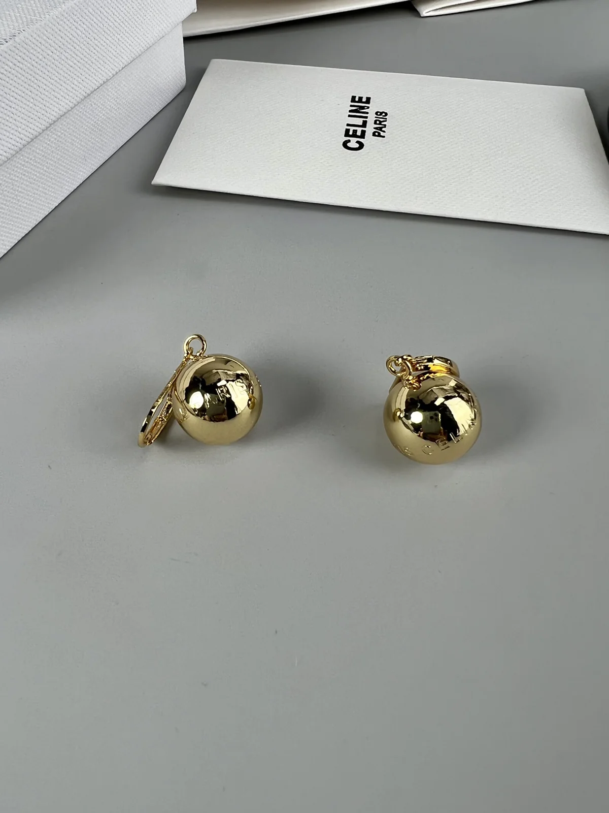Celine sphere earrings