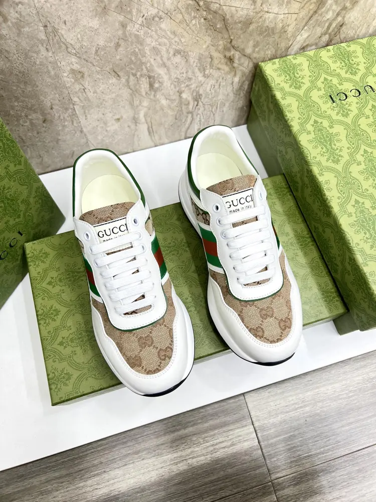 Gucci casual white sneakers