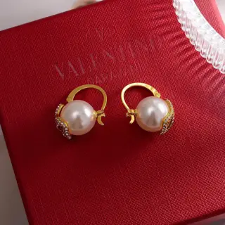 Valentino pearl earrings