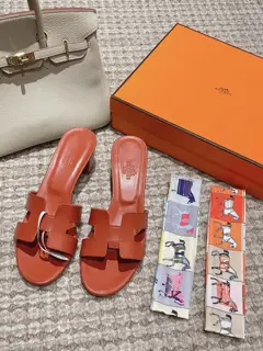 Hermes H Slippers Oran Sandal Series————————————Fashionable and versatile Super comfortable