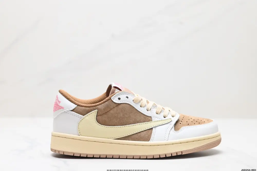 Nike AJ1 Travis Scott x Air Jordan 1 ” Reverse Mocha “AJ1 Joe 1 TS Lightning Joint Hook DM7866-106