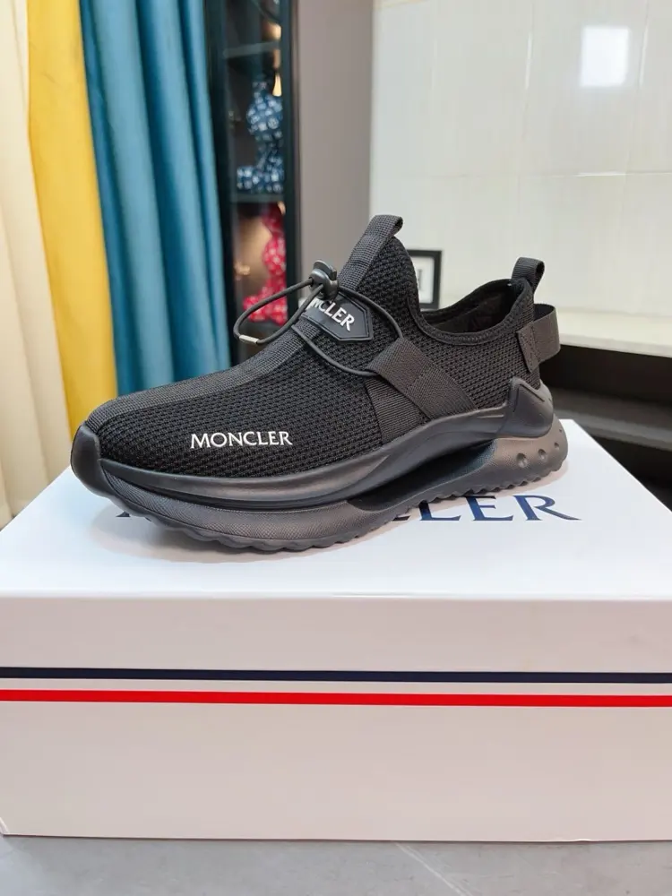 Moncler sneakers Material: custom calfskin mesh breathable lining leather insole original