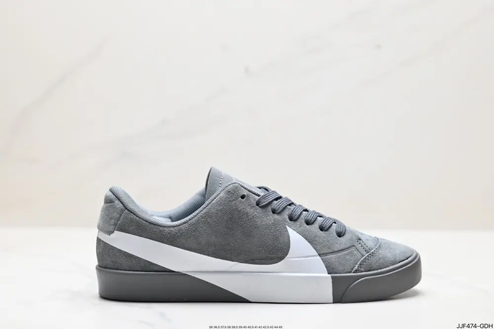 Nike Blazer City Low LX Nike Spring Hot Sale Suede Upper Black and White Retro Big Hook AV2253