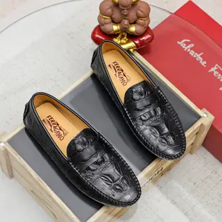 Salvatore Ferragamo casual slip-on shoes 1:1 production at the official website counter