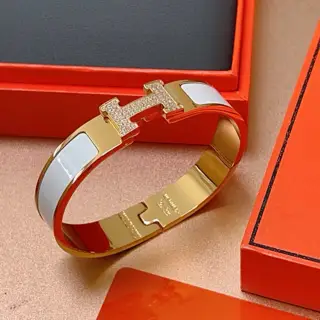 Hermès bracelet Inlaid with AAA zircon