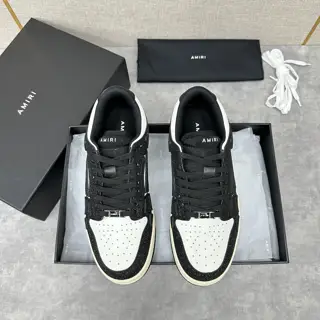 AMIRI couple style street style high version AMIRI bone shoes 20FW RUNWAY SKEL TOP