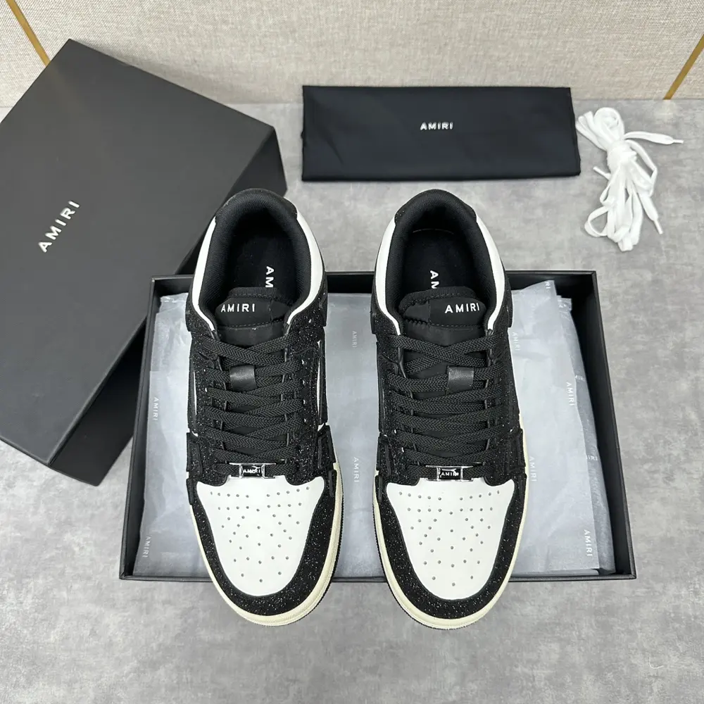 AMIRI couple style street style high version AMIRI bone shoes 20FW RUNWAY SKEL TOP