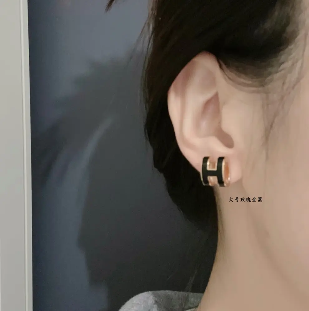 Hermès Large H Linlang Earrings