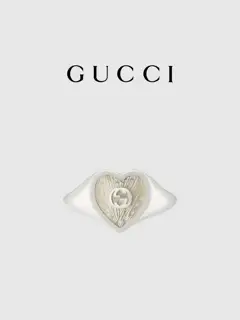 Gucci Heart Interlocking G Ring