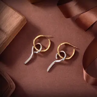 Balenciaga screw earrings
