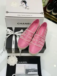 Chanel fisherman shoes new color woven