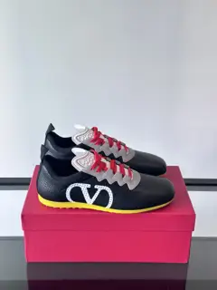 Valentino Chromathon series couples eyelet reflective ballet casual sports shoes Dexun shoes