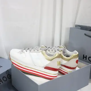 HOGAN platform thick sole top version Shoes