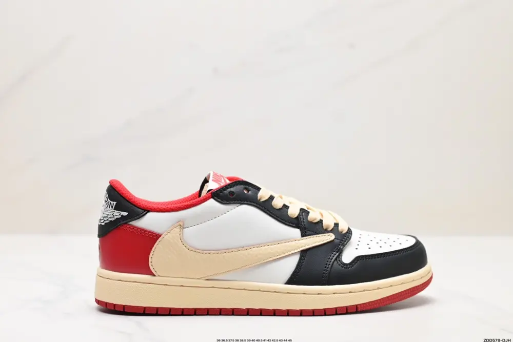 Nike AJ1 reverse hook Travis Scott x Air Jordan 1 “Reverse Mocha” AJ1 Joe 1 TS Lightning DM7866-166