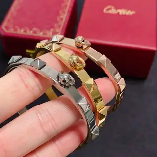 Cartier narrow version thin orange bracelet Imported fine craftsmanship color preservation