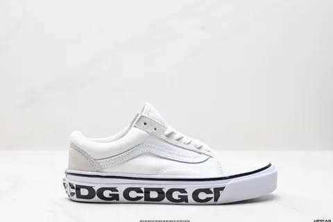 Vans CDG x Vans Old Skool Vault OG LX co-branded casual trendy retro low-top canvas VNOA4X60E