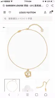 Louis Vuitton necklace