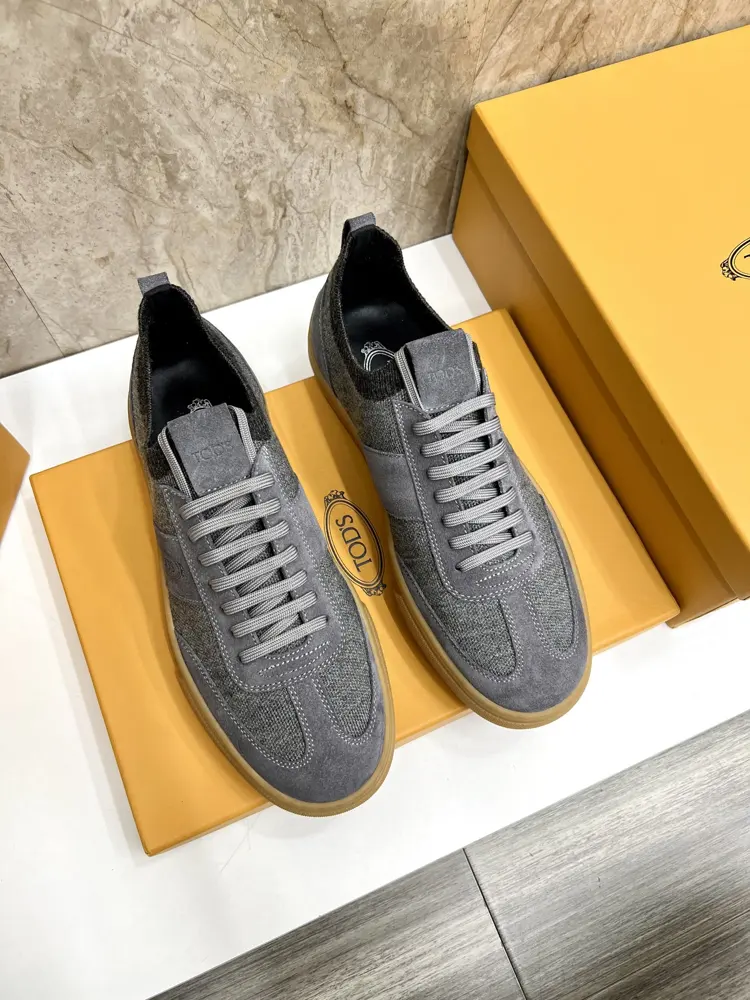 Tods Men’s Flyknit Casual Sneakers