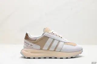 Adidas Retropy E5 Adidas new sports casual popcorn running shoes Clover thick sole white GW8259