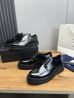 Prada high-end men’s casual leather shoes