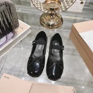 Miu Miu Miu French fairy ballet shoes