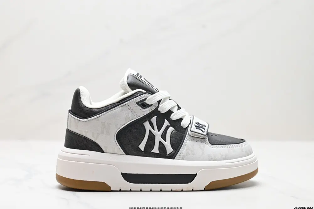 MLB Chunky Liner New York Yankees Senior Shoes Series Mid-cut Daddy Style Lightweight 3ASXCMM4N
