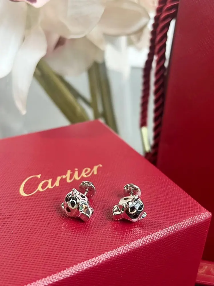 Cartier cheetah earrings