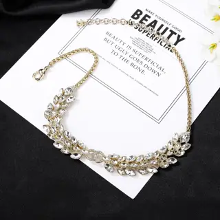 Chanel Double C Necklace Collarbone Necklace