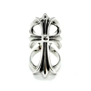 Chrome Hearts Large Cross Hollow Ring Size:6-11