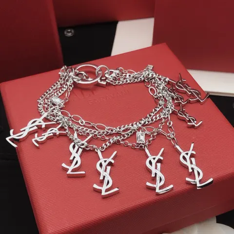 Yves Saint Laurent layered bracelet