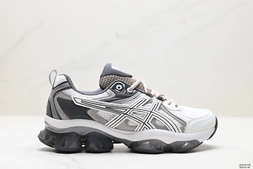 ASICS Gel-Quantum Kinetic ASICS Retro Casual Sports Shoes Thick-soled Height-enhancing 1203A270-202