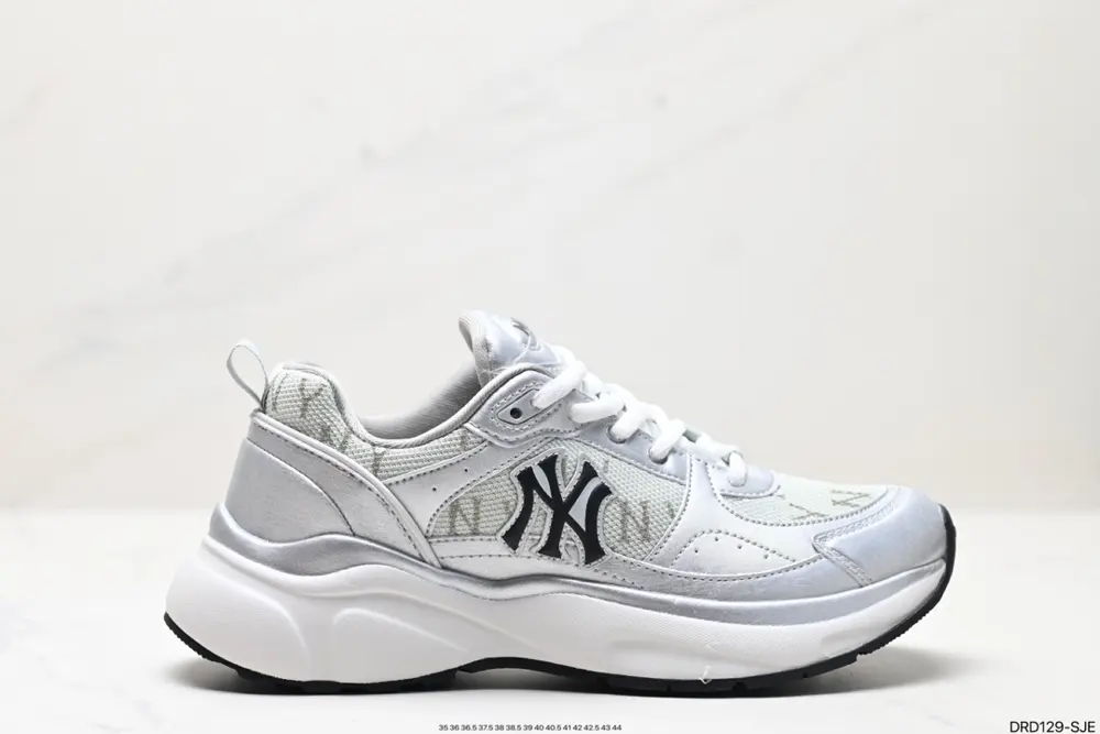 MLB Big Ball Chunky Mesh Thick-soled Daddy Series Low-top Mesh Lightweight Casual Sports 3ARNFSB4N