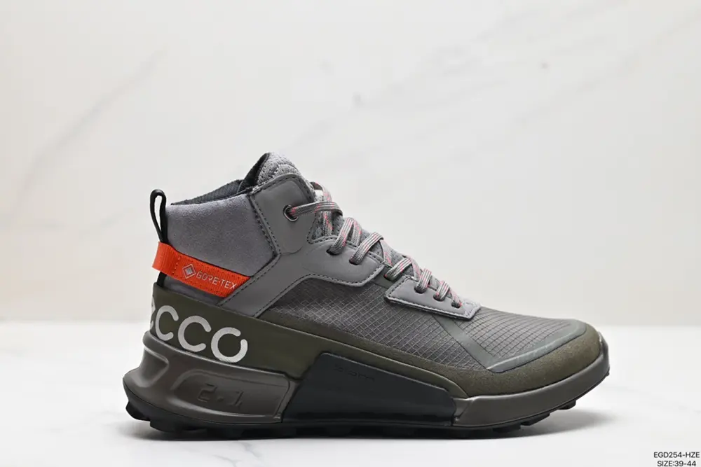 Ecco outdoor wear-resistant and comfortable lace-up high-top outdoor sports casual shoes