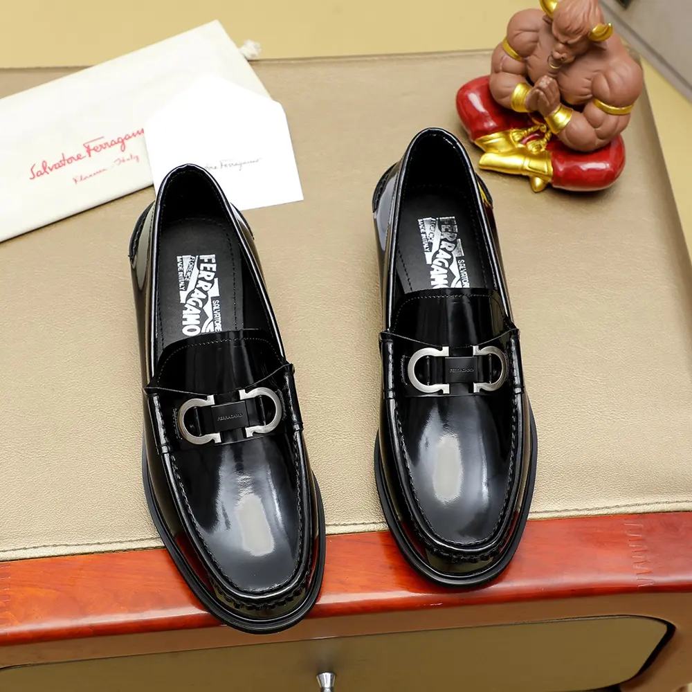 Salvatore Ferragamo casual slip-on shoes Official website original 1:1 mold