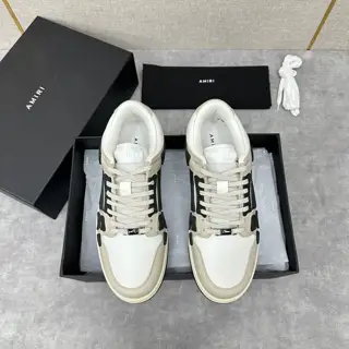 AMIRI couple style street style high version AMIRI bone shoes 20FW RUNWAY SKEL TOP